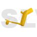 EDN-1041Y  Silicone exhaust deflector for 50/90  Jaune